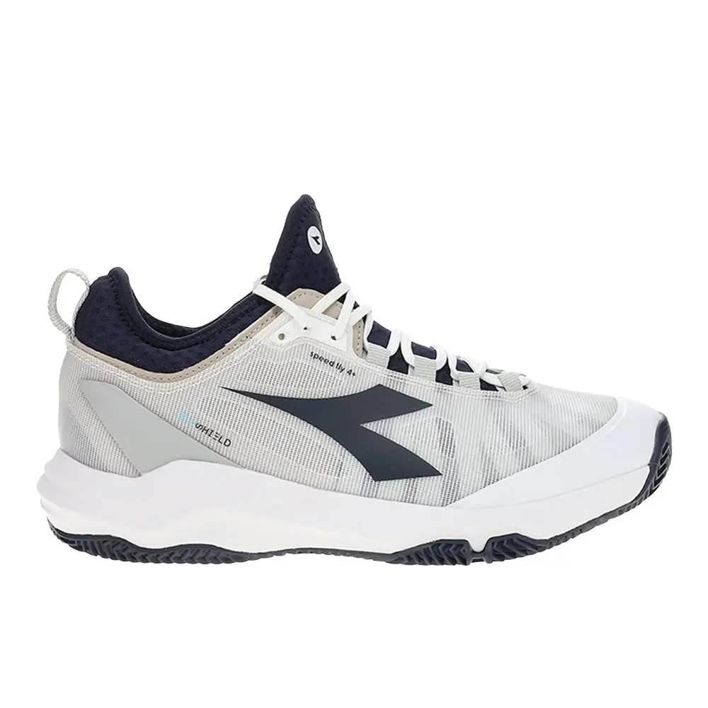 Diadora shoes - diadora Speed Blushield Fly 4+ Clay Tennis - 179509-C1494 - White 4