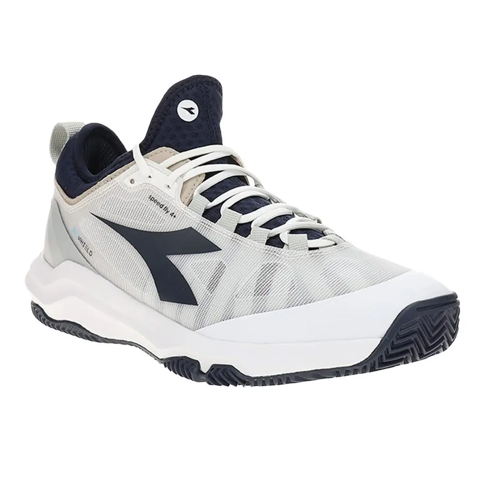 Diadora shoes - diadora Speed Blushield Fly 4+ Clay Tennis - 179509-C1494 - White 5