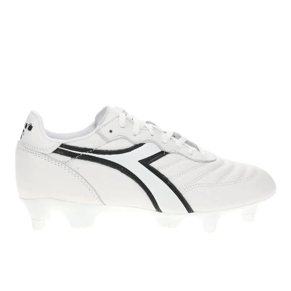 Diadora Brasil Lt Mph Soccer Cleats Mens White Sneakers Athletic Shoes 180696-C0