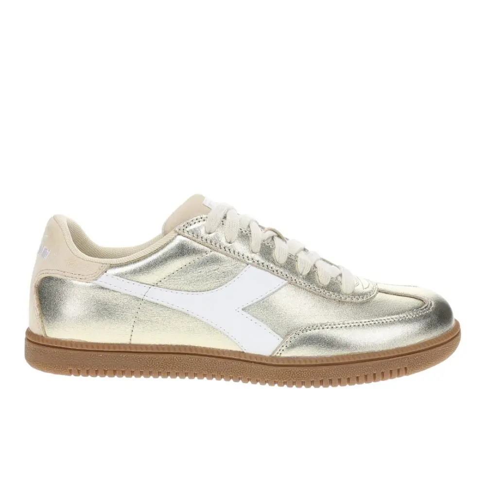 Diadora shoes - diadora Trainer Metallic Lace Up - 181987-25031 - Gold 4