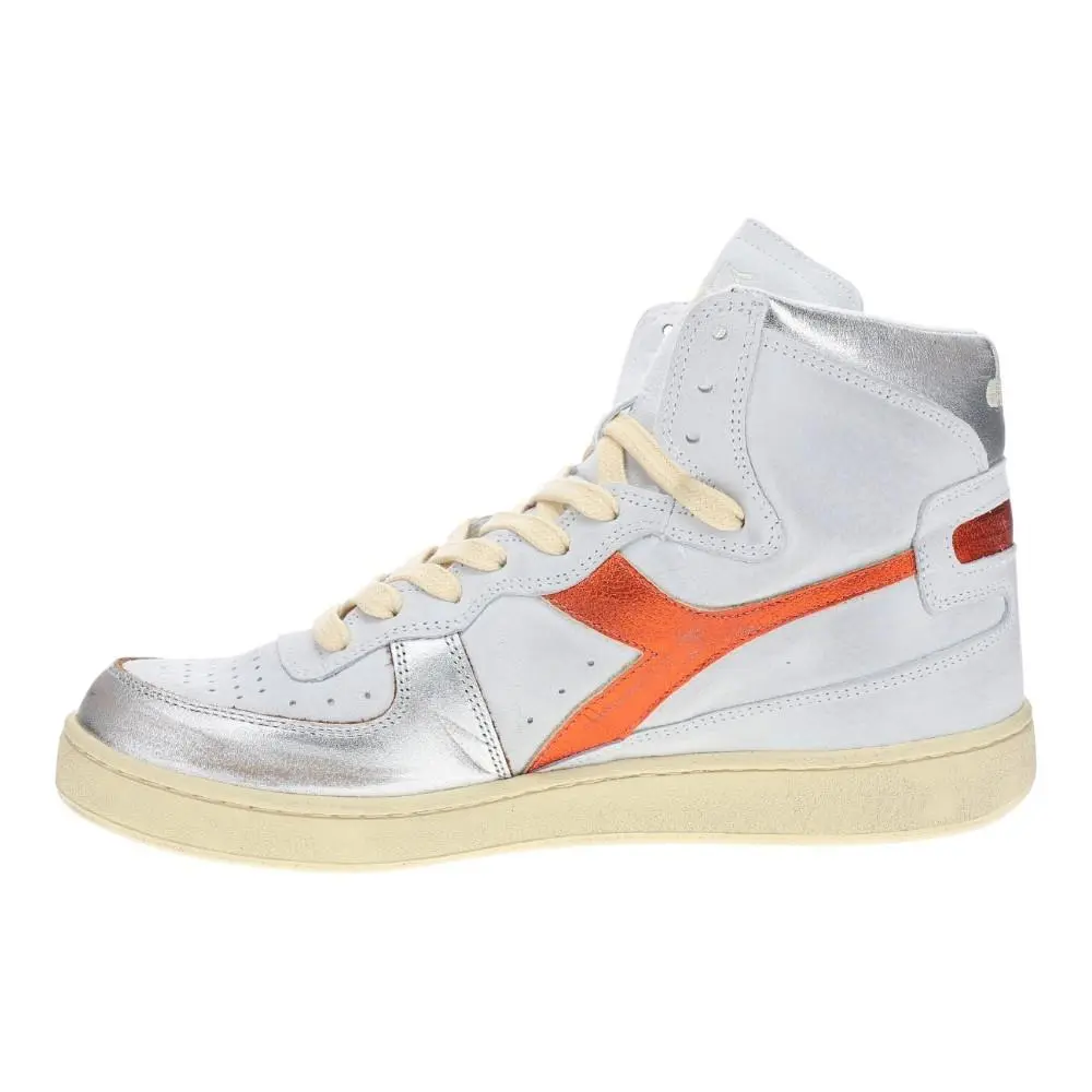 Diadora shoes - diadora Mi Basket Metal Pigskin Used High Top - 178889-C5234 - White 1