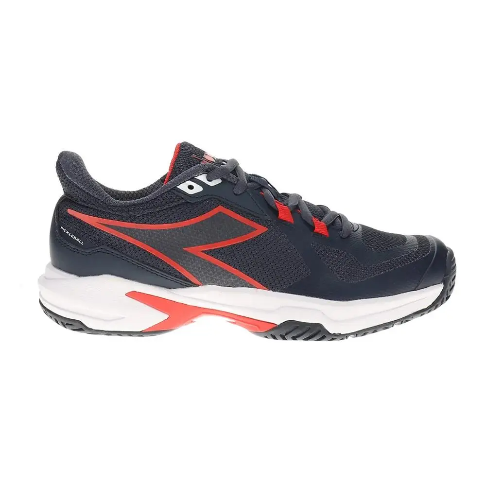 Diadora Trofeo 2 AG Sneakers Men`s US 10.5 M Blue Red Pickleball Shoes RHS3698