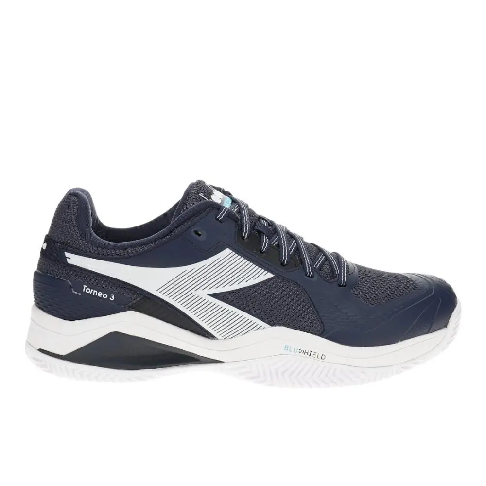 Diadora shoes - diadora Blushield Torneo 3 Clay Tennis - 181468-C1512 - Blue 4