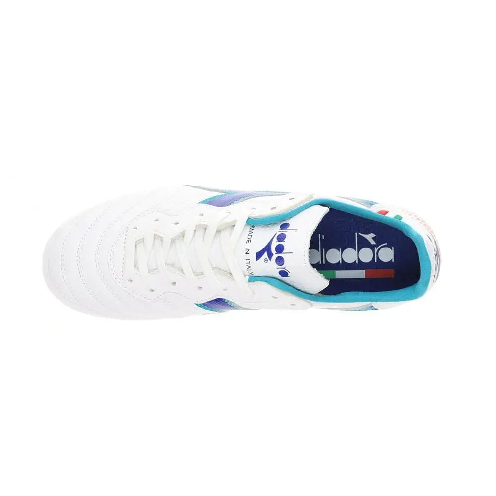 Diadora shoes - diadora Brasil Italy Og Gr Lt Plus Mdpu Soccer Cleats - 179595-C2433 - White 2