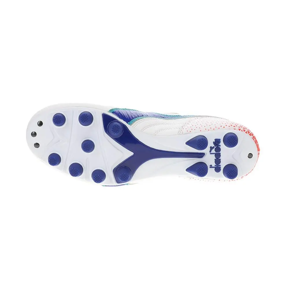 Diadora shoes - diadora Brasil Italy Og Gr Lt Plus Mdpu Soccer Cleats - 179595-C2433 - White 3