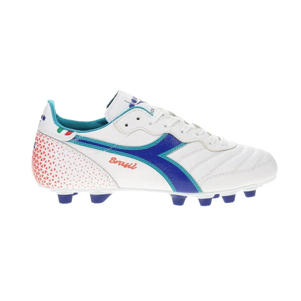 Diadora shoes - diadora Brasil Italy Og Gr Lt Plus Mdpu Soccer Cleats - 179595-C2433 - White 4
