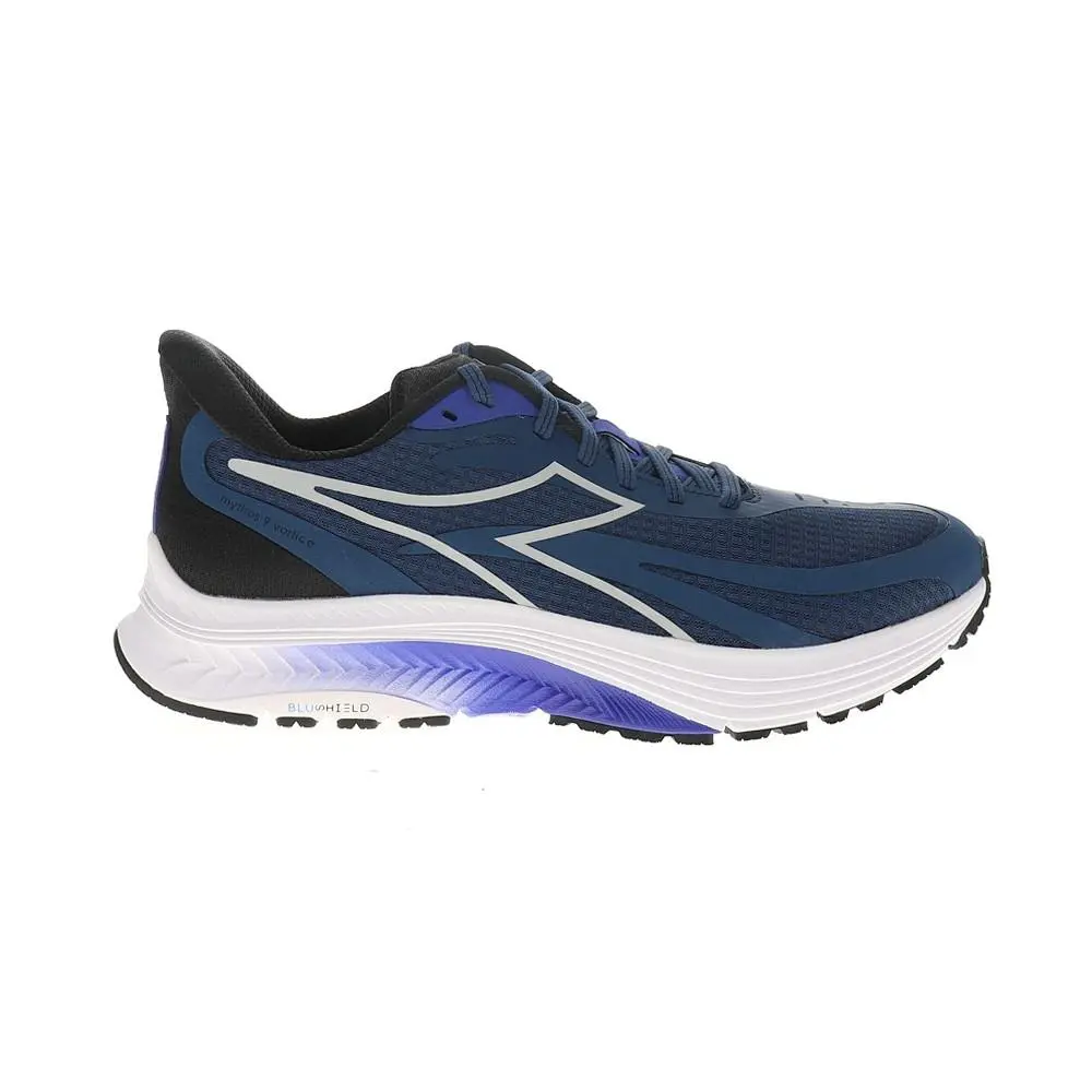 Diadora Mythos Blushield 9 Vortice Running Mens Blue White Sneakers Athletic S