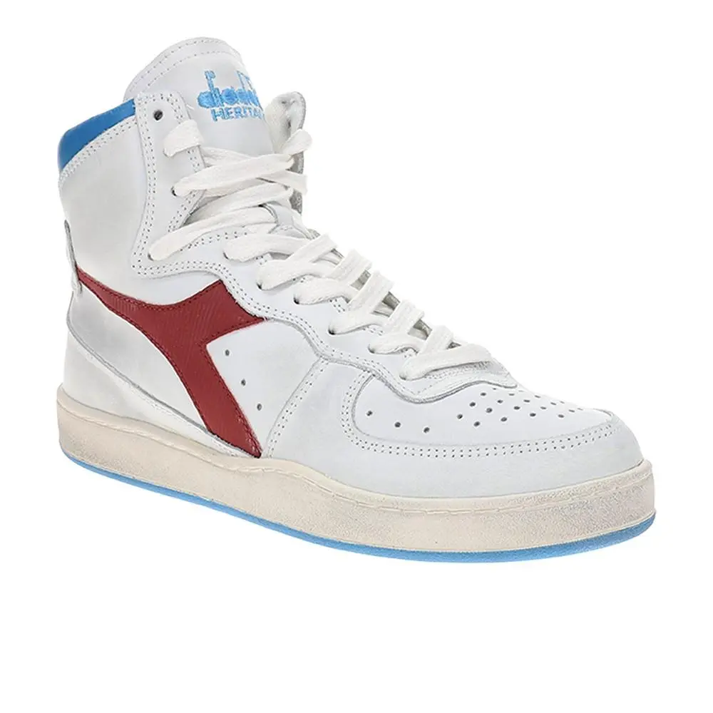 Diadora shoes - diadora Mi Basket Used High Top - 158569-C0803 - White 5