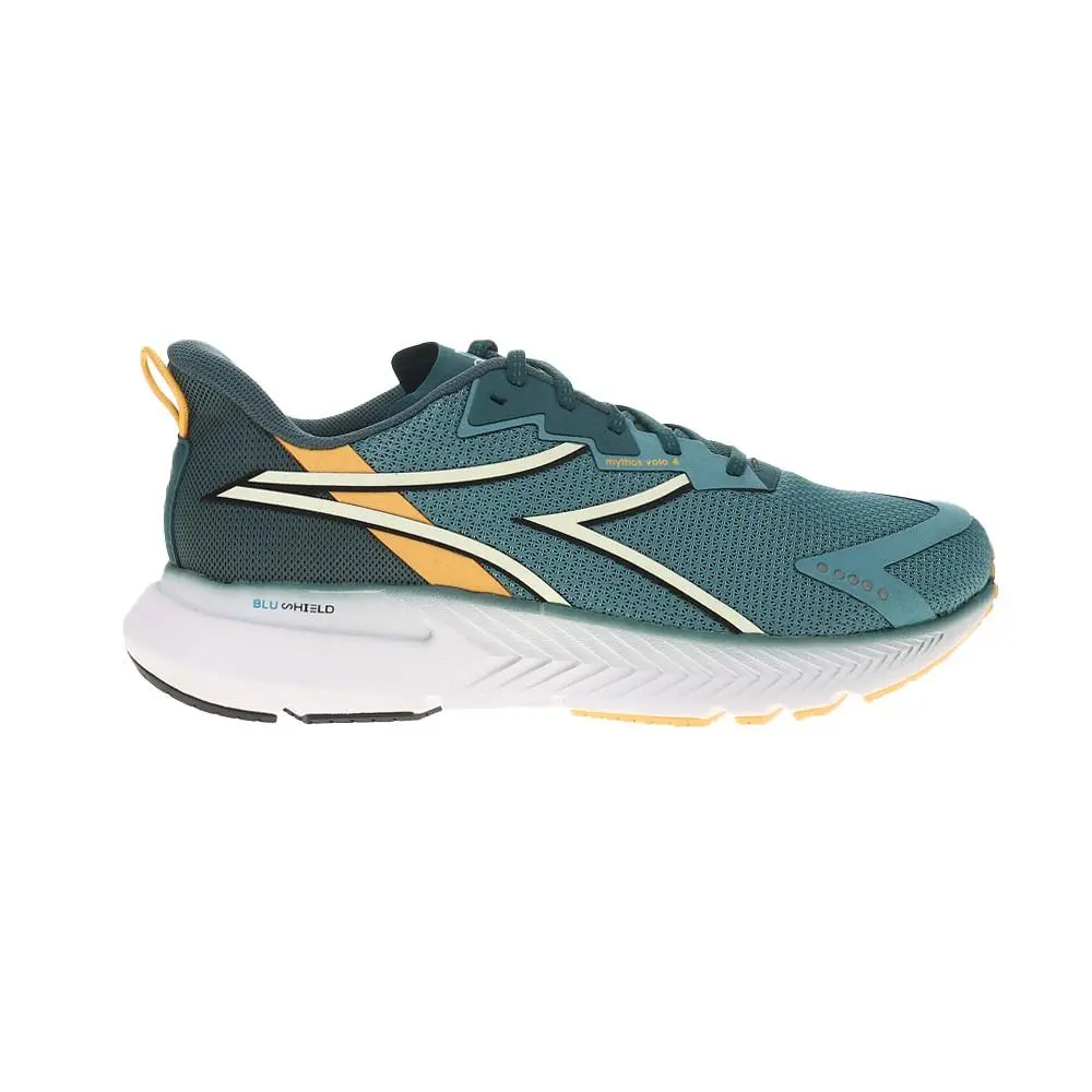 Diadora Mythos Blushield Volo 4 Running Mens Blue Sneakers Athletic Shoes 18025