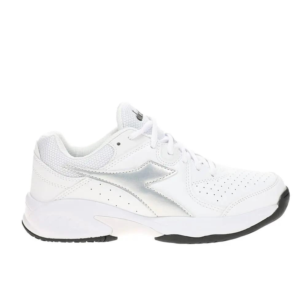 Diadora Smash 6 Tennis Womens White Sneakers Athletic Shoes 179101-C3518