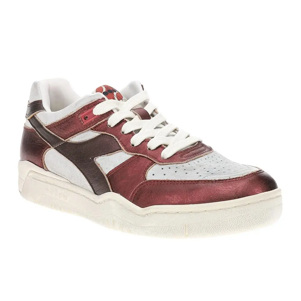 Diadora shoes - diadora B.560 Pigskin Metallic Lace Up - 181205-C8460 - Silver 0