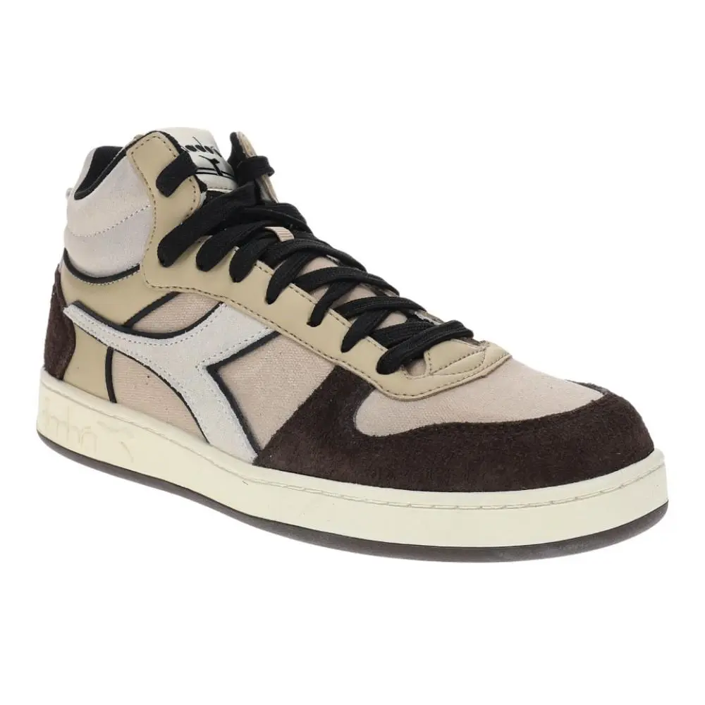 Diadora shoes - diadora Magic Basket Demi Treated Lace Up - 179780-C5956 - Beige 5