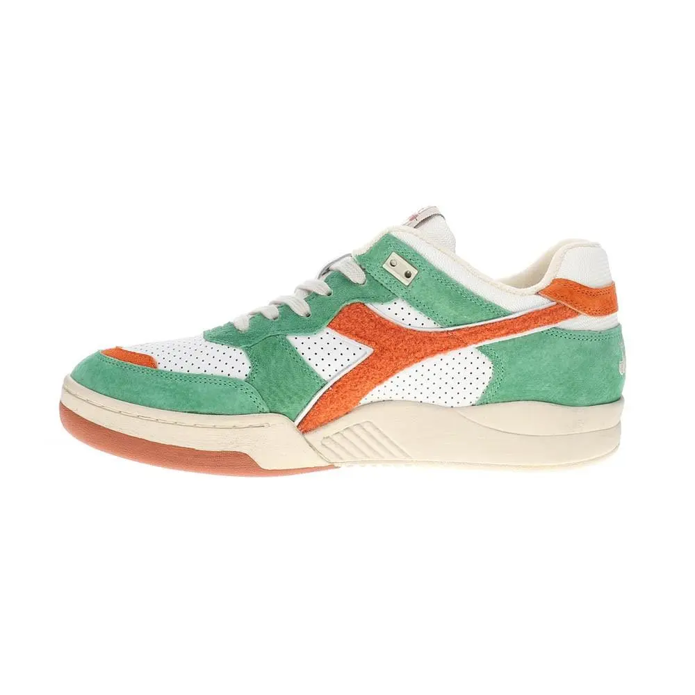 Diadora shoes - diadora B.560 Used Rr Italia Lace Up - 180481-30095 - Green 1
