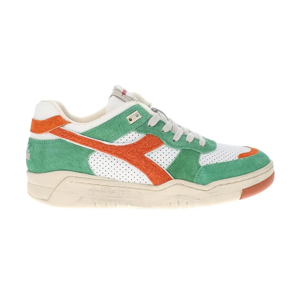 Diadora shoes - diadora B.560 Used Rr Italia Lace Up - 180481-30095 - Green 4