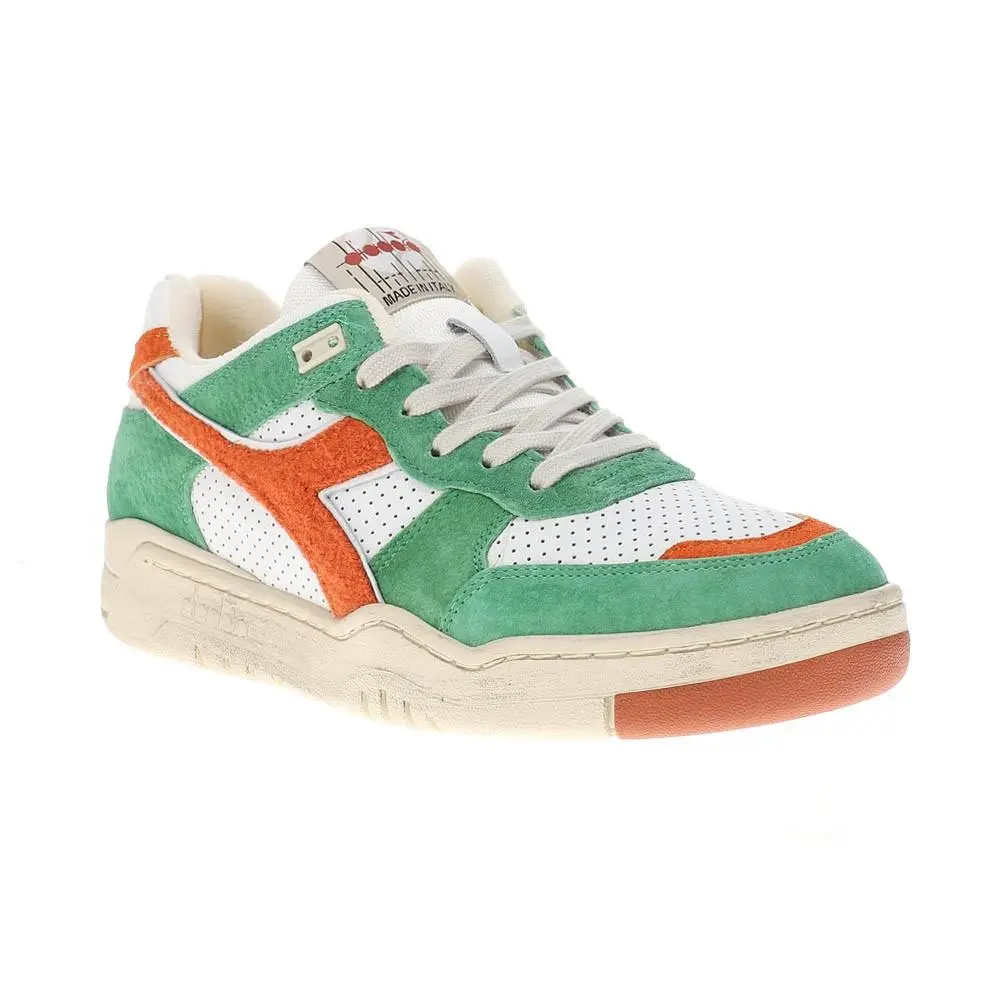 Diadora shoes - diadora B.560 Used Rr Italia Lace Up - 180481-30095 - Green 5
