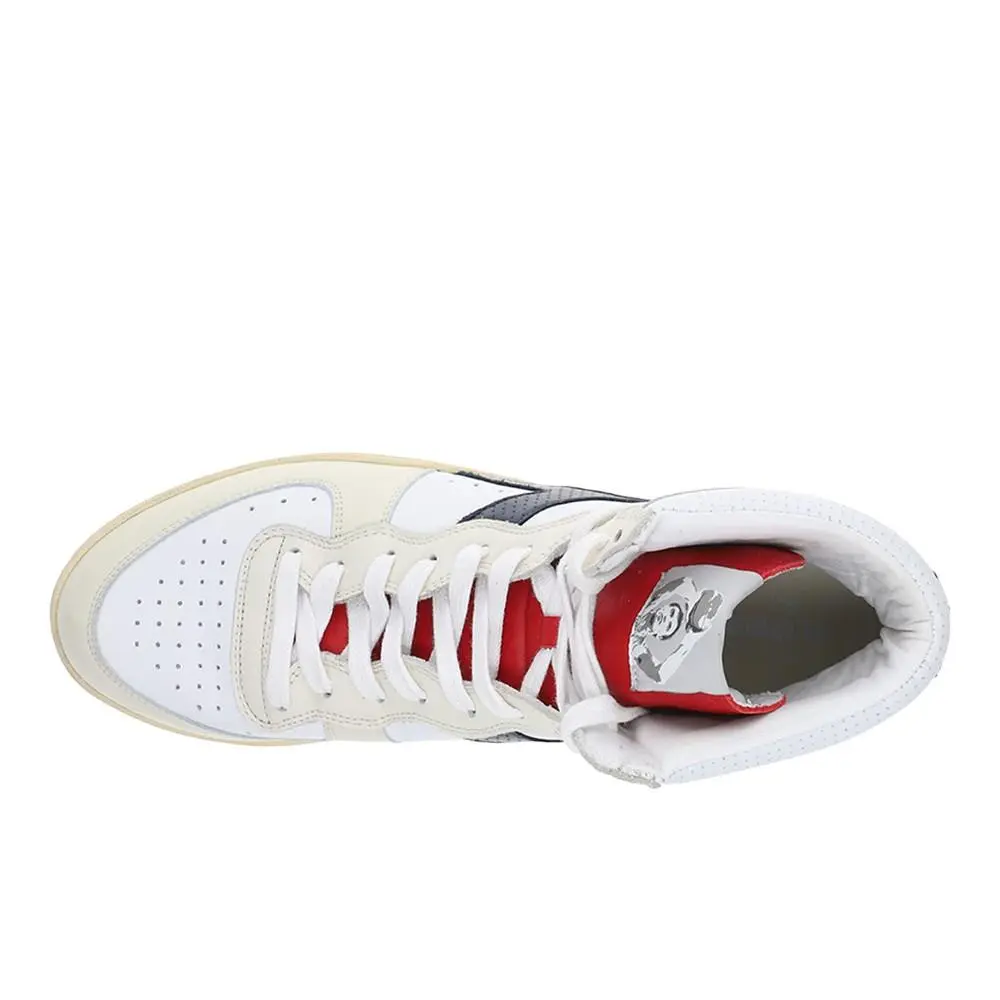 Diadora shoes - diadora Mi Basket Punched Italia Lace Up - 179702-C1591 - White 7