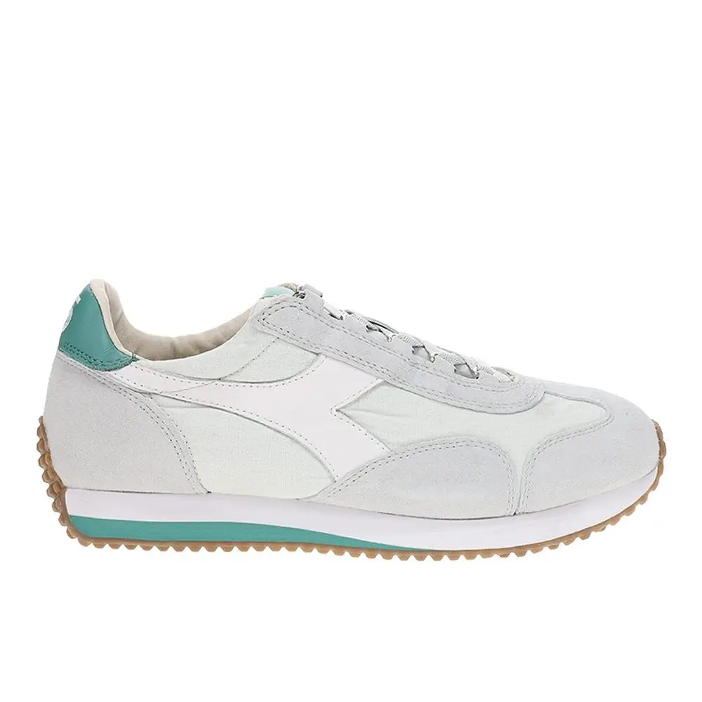Diadora Equipe Canvas Stone Wash Evo Lace Up Mens Grey Sneakers Casual Shoes 18