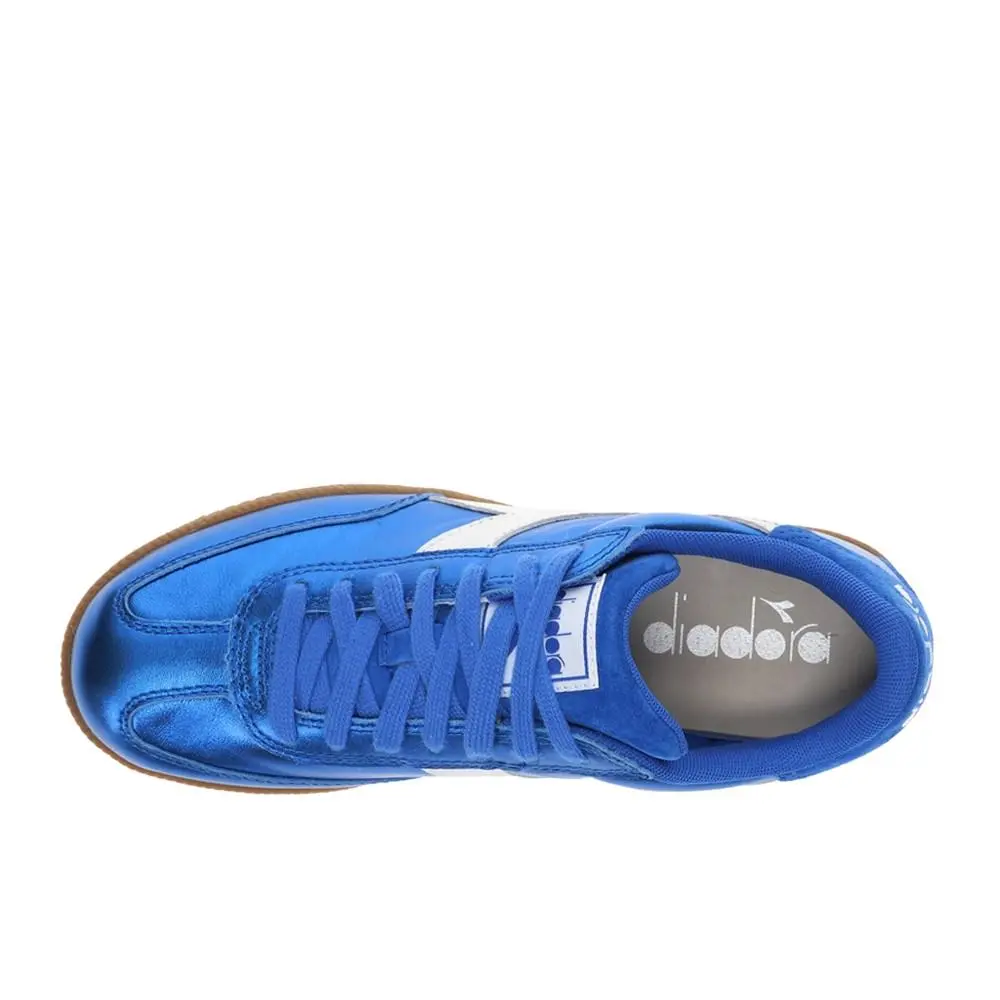 Diadora shoes - diadora Trainer Metallic Lace Up - 181987-60084 - Blue 2