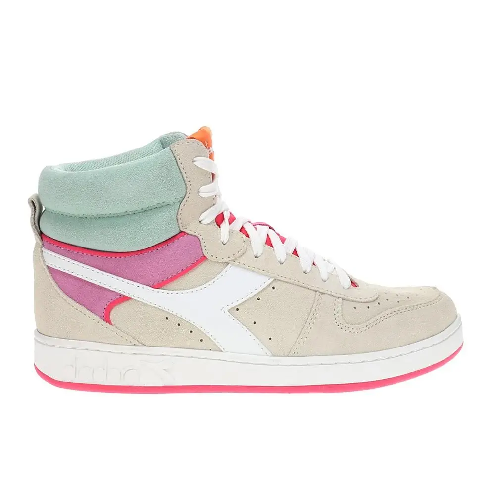 Diadora Magic Basket Mid Suede Lace Up Womens Size 9 M Sneakers Casual Shoes 17