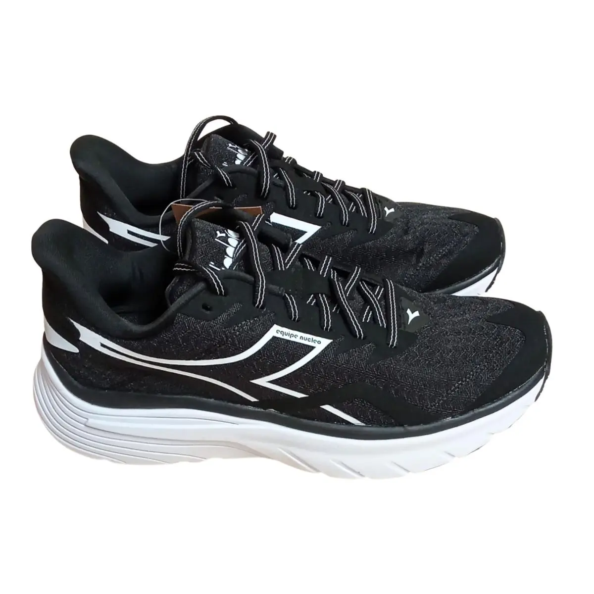 Diadora shoes - diadora Equipe Nucleo Running - Equipe Nucleo Running - 34DC094-OFW - Black, White (UPC: 197020311862) 0