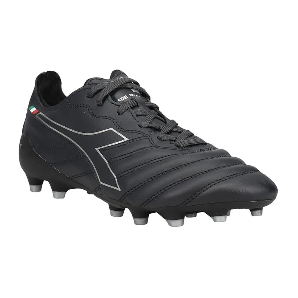 Diadora shoes - diadora Brasil Elite Tech Italy Lpx Firm Ground Soccer Cleats - 175633-C9797 - Black (UPC: 193867646013) 0