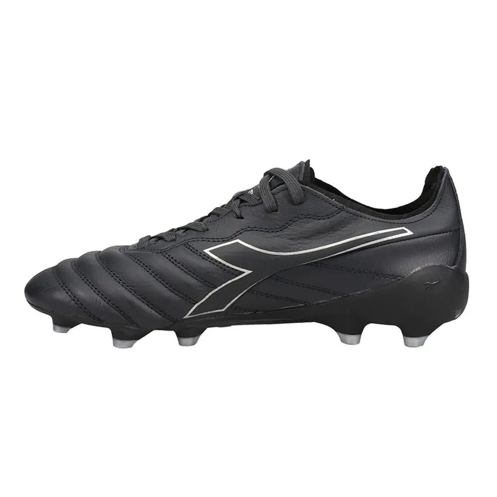 Diadora shoes - diadora Brasil Elite Tech Italy Lpx Firm Ground Soccer Cleats - 175633-C9797 - Black (UPC: 193867646013) 1