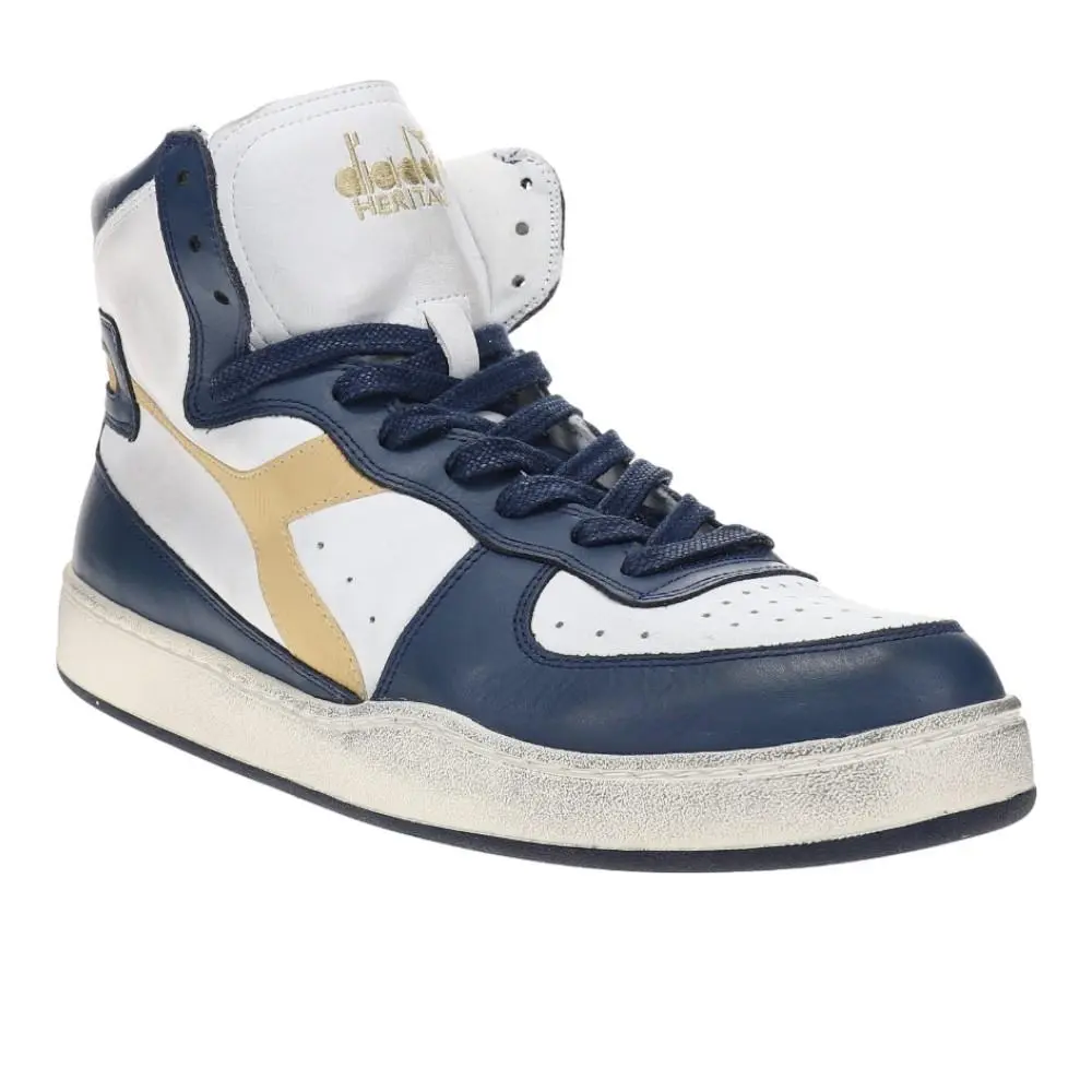 Diadora shoes - diadora Mi Basket Used High Top - 158569-C3130 - White (UPC: 197020119192) 0