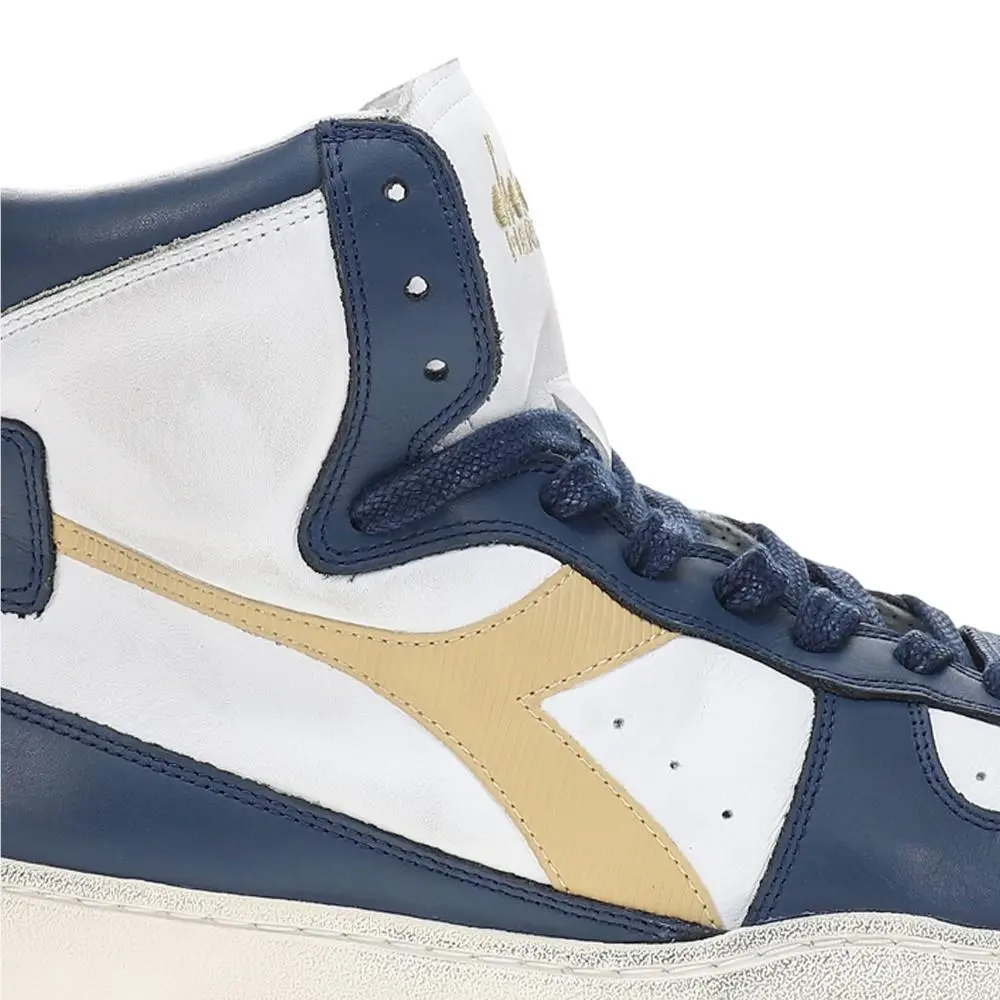 Diadora shoes - diadora Mi Basket Used High Top - 158569-C3130 - White (UPC: 197020119192) 4