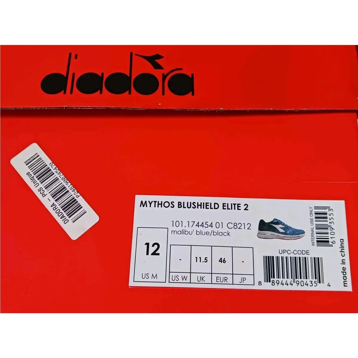 Diadora shoes - Diadora Blueshield Mythos Elite 2 Ortholite - Blue 7