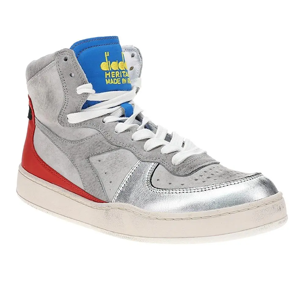 Diadora shoes - diadora Mi Basket Rally Italia High Top - 179696-75041 - Grey (UPC: 197020124967) 0
