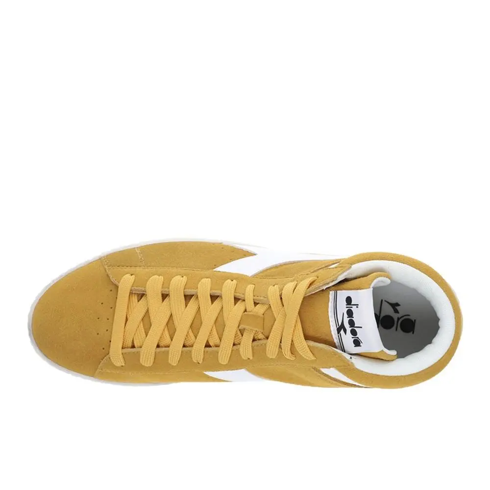 Diadora shoes - diadora Game Suede Waxed High Top Lace Up - 181201-25116 - Yellow (UPC: 197020269200) 2