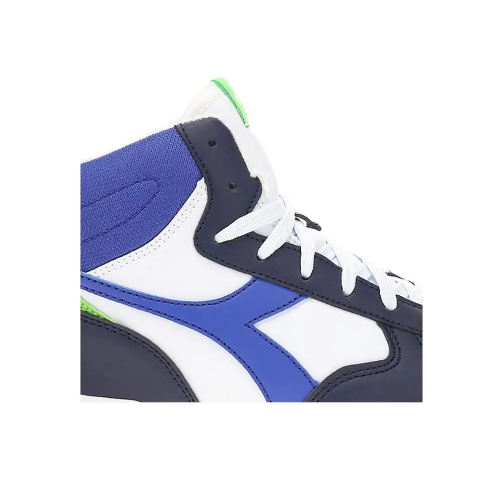 Diadora shoes - diadora Raptor Mid High Top Lace Up  Youth - 177717-D0595 - Blue (UPC: 197020060234) 4