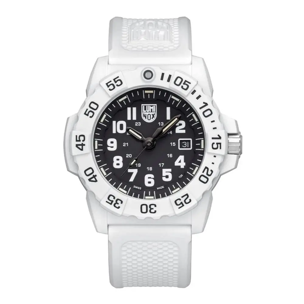 Luminox XS.3507.WB Military Navy Seal 3500 Series Dive Swiss Made Watch 45mm