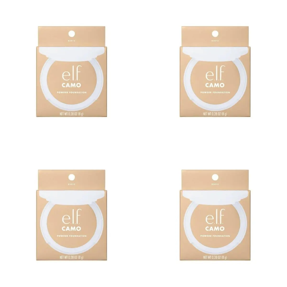 E.l.f. Camo Powder Foundation Fair 240 W Pack of 4