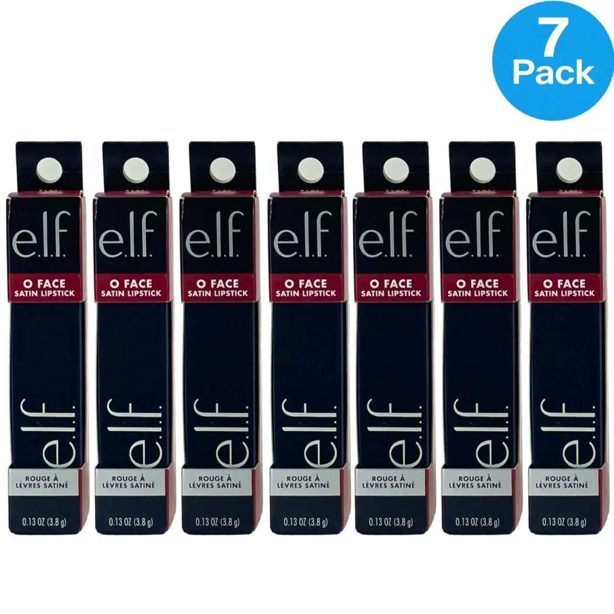 E.l.f. O Face Satin Lipstick Shameless 0.13 oz 7 Pack