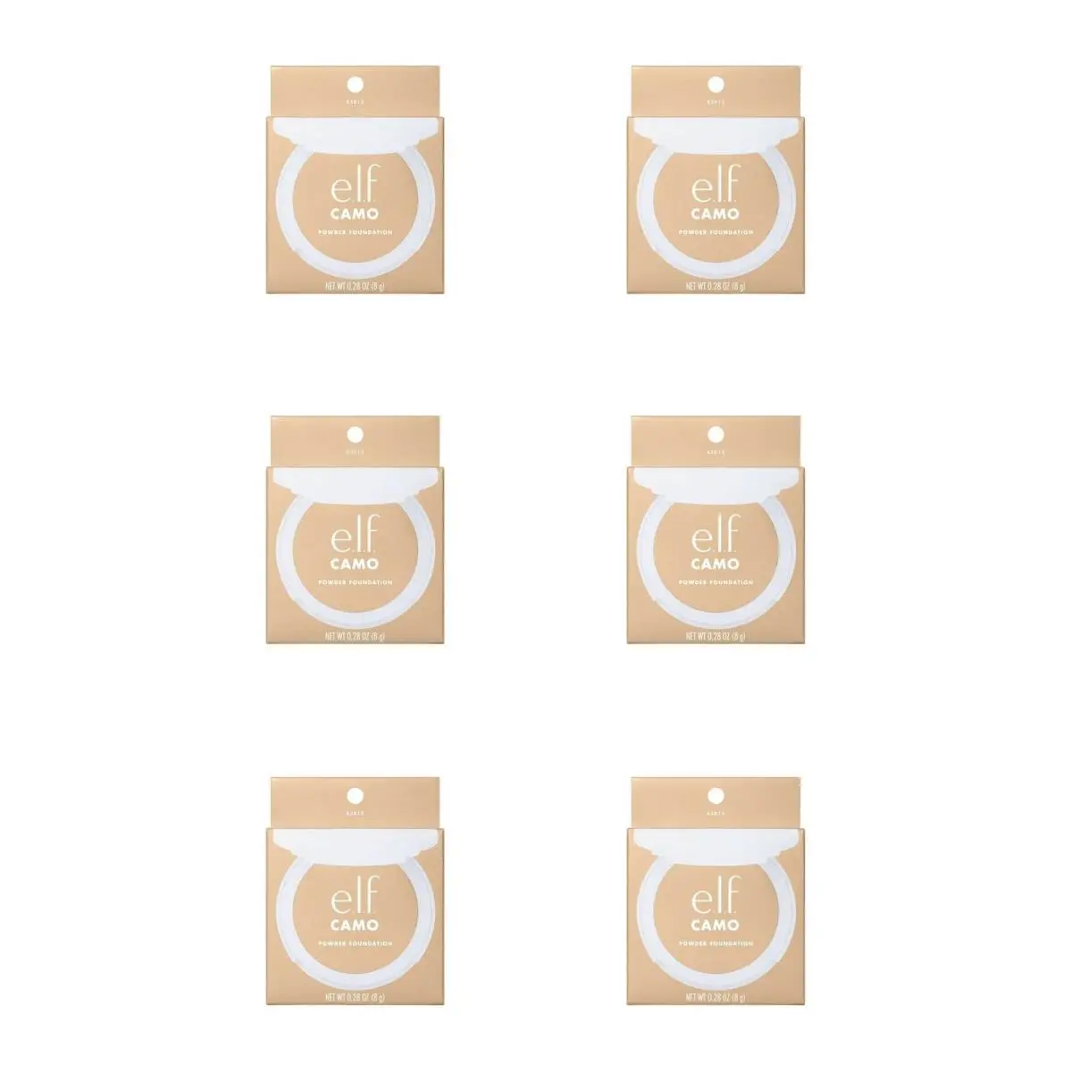 E.l.f. Camo Powder Foundation Fair 240 W Pack of 6