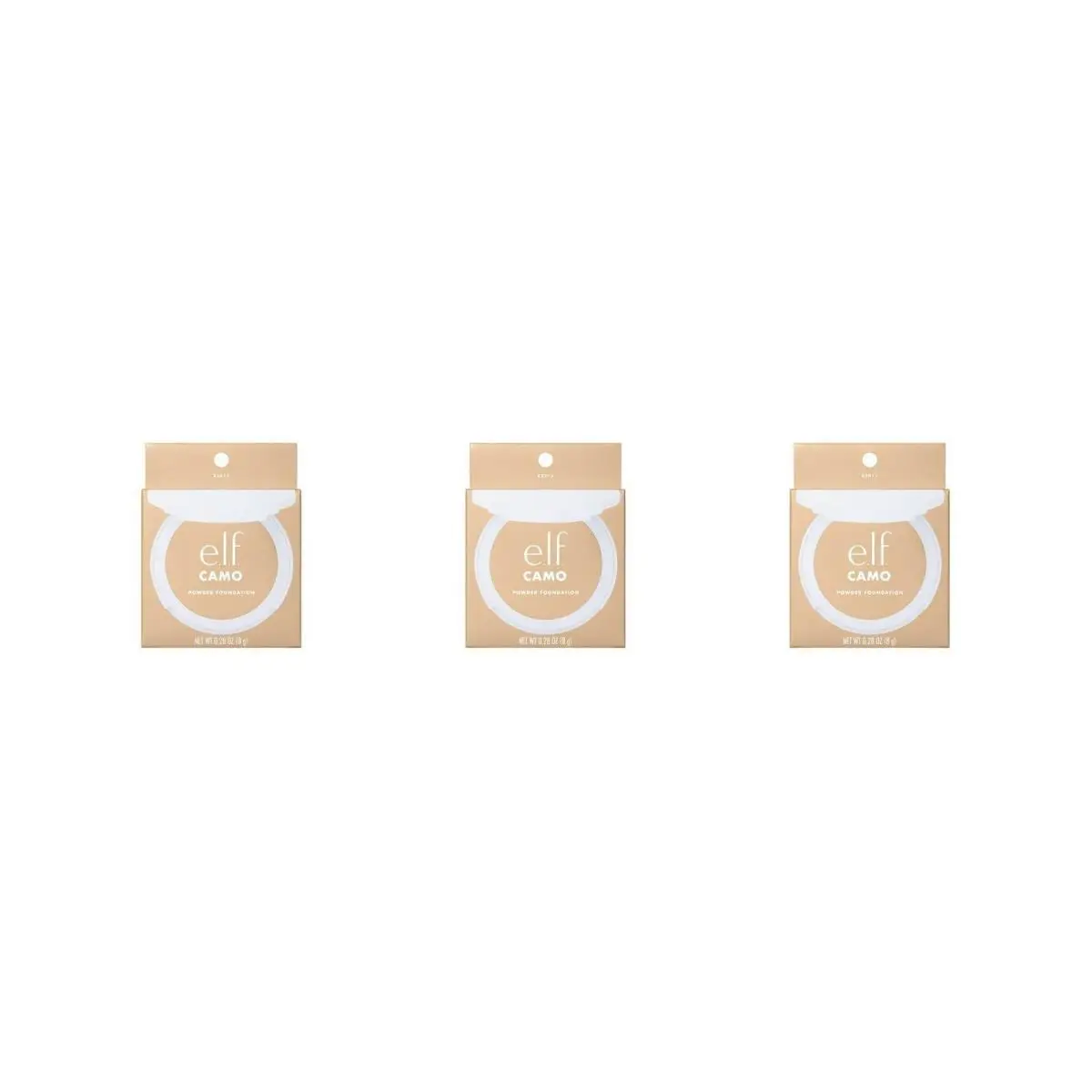 E.l.f. Camo Powder Foundation Fair 240 W Pack of 3