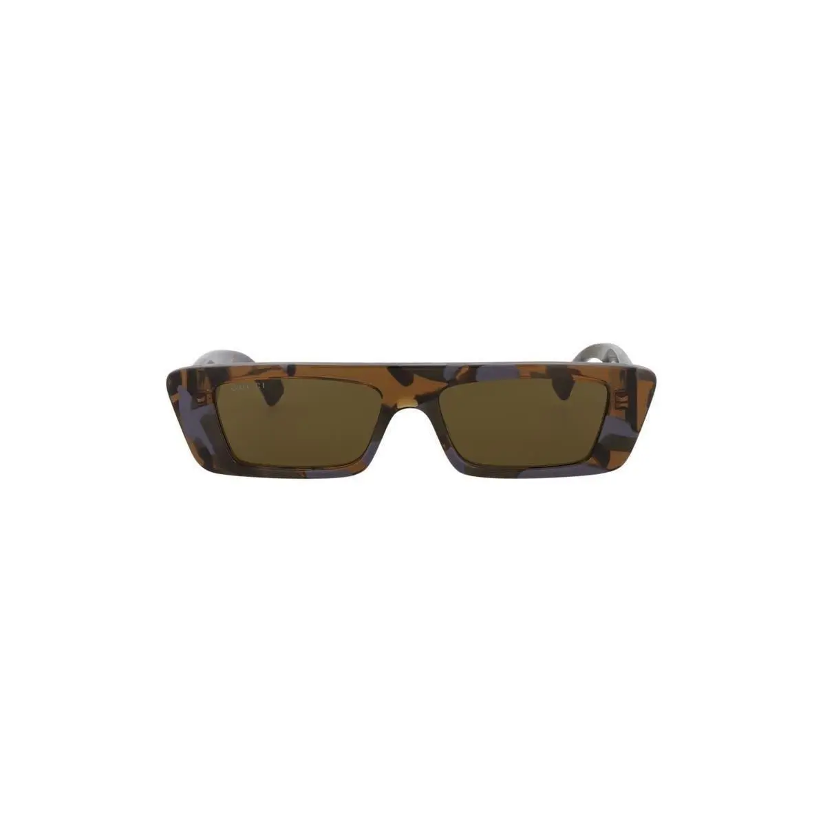 Men 54mm Rectangle Fashion Sunglasses Havana Havana Brown by Gucci