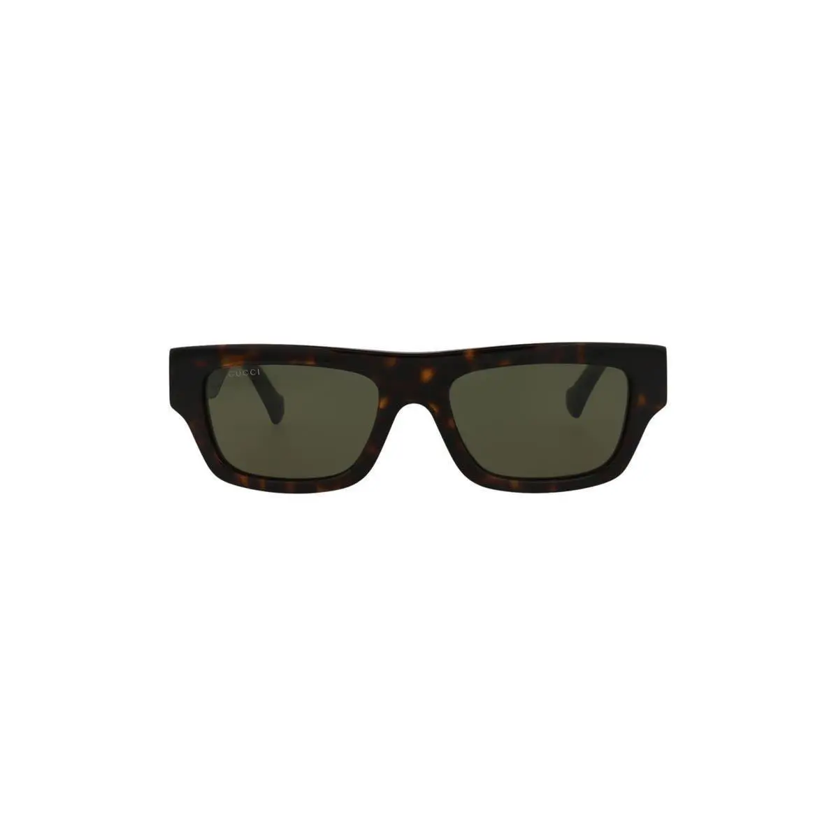 Gucci Women Novelty 55mm Rectangular Sunglasses Havana Havana Gree