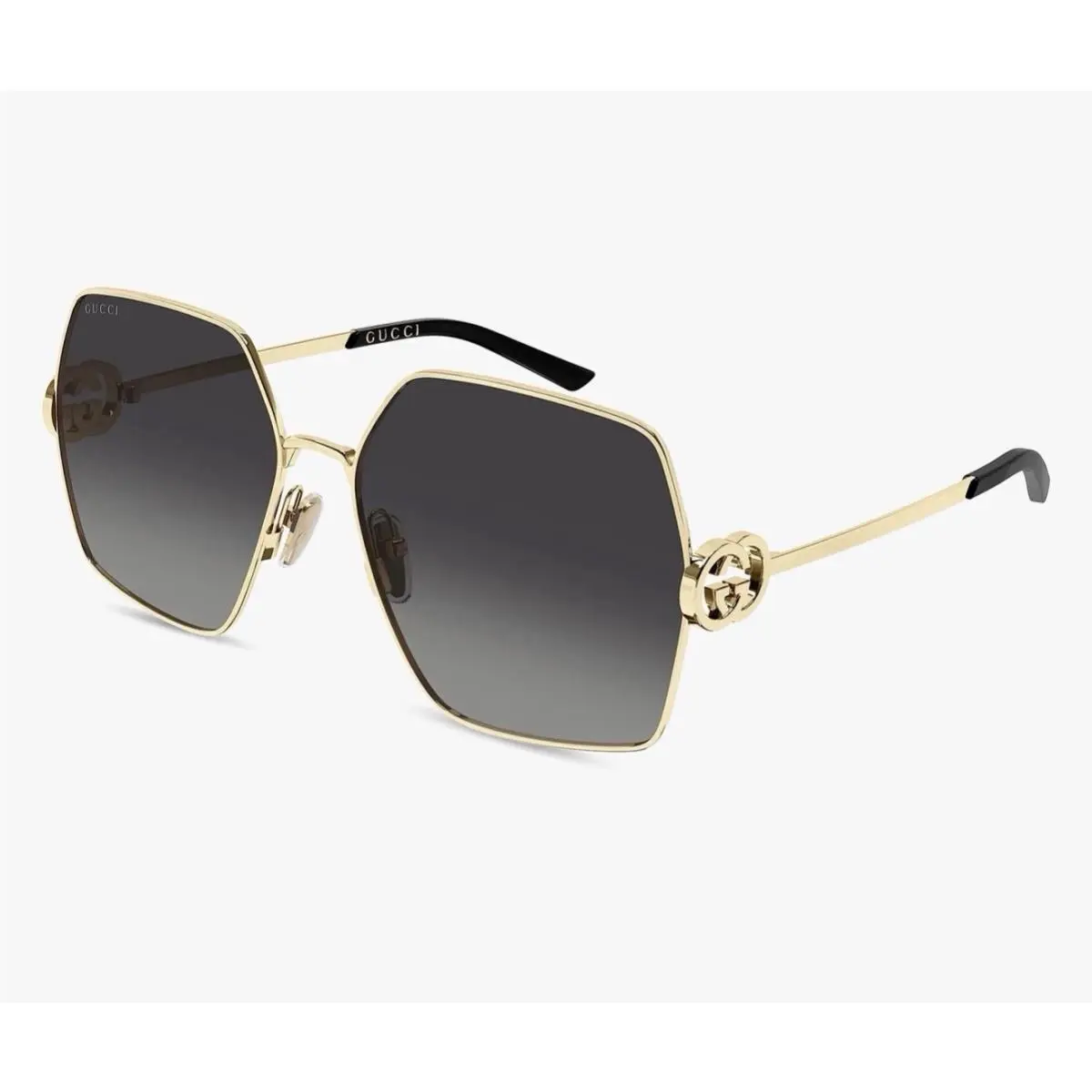 Gucci GG2163S 001 Gold/grey Gradient 61-16-135 Sunglasses