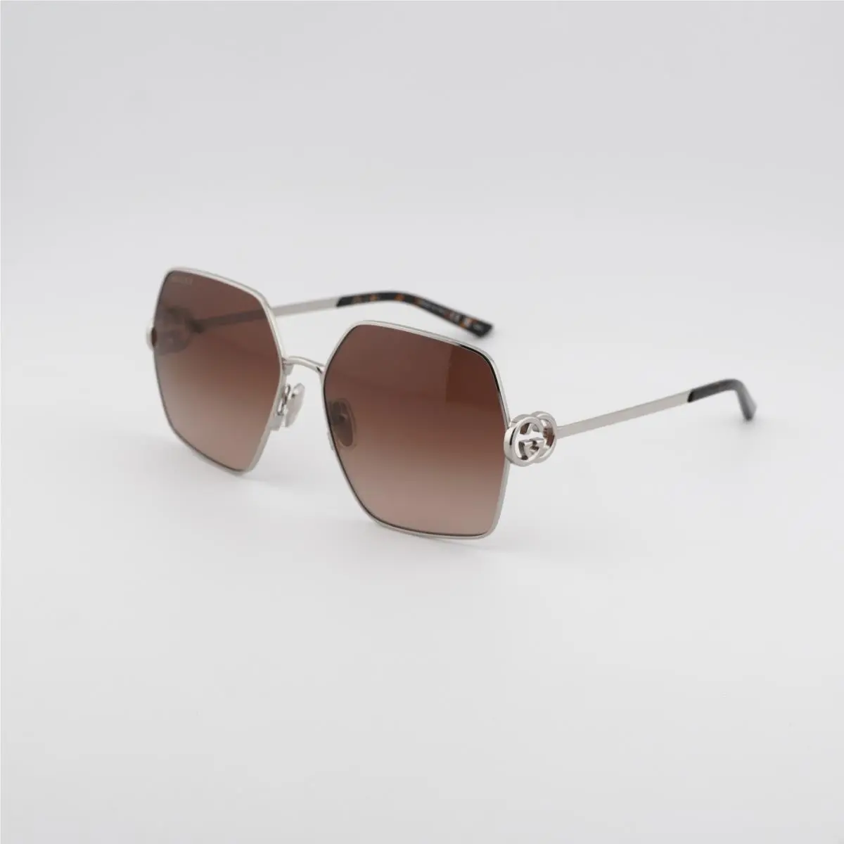 Gucci GG2163S 003 Silver/brown Gradient 61-16-135 Sunglasses