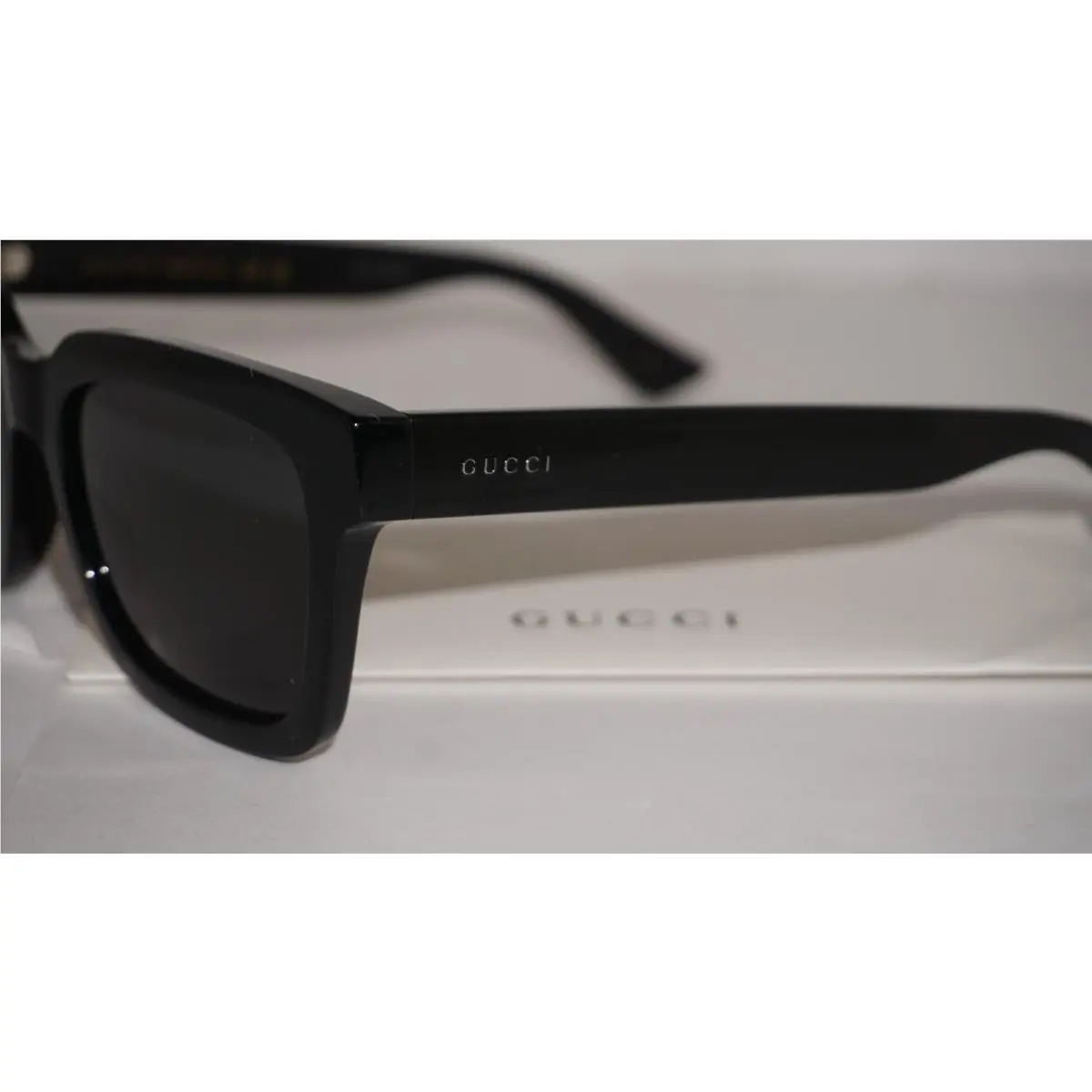 Sunglasses Black Grey GG0001SN 001 52 21 145 by Gucci