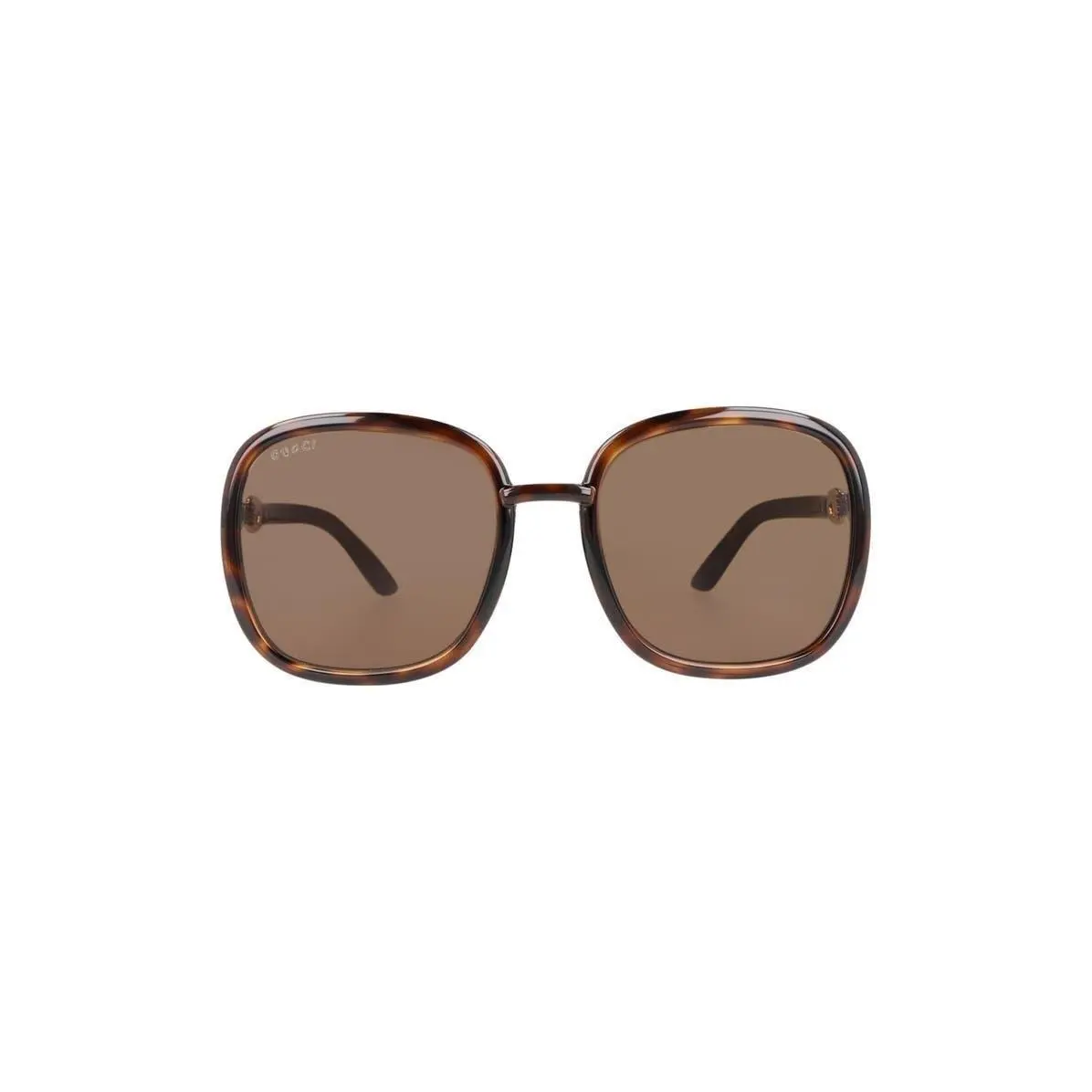 Gucci Women 57mm Square Sunglasses Havana Havana Brown