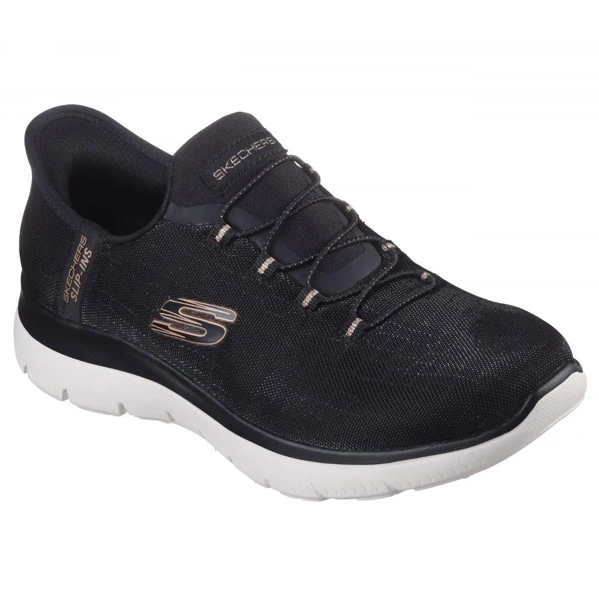 Skechers shoes - BLACK/ROSE GOLD 5