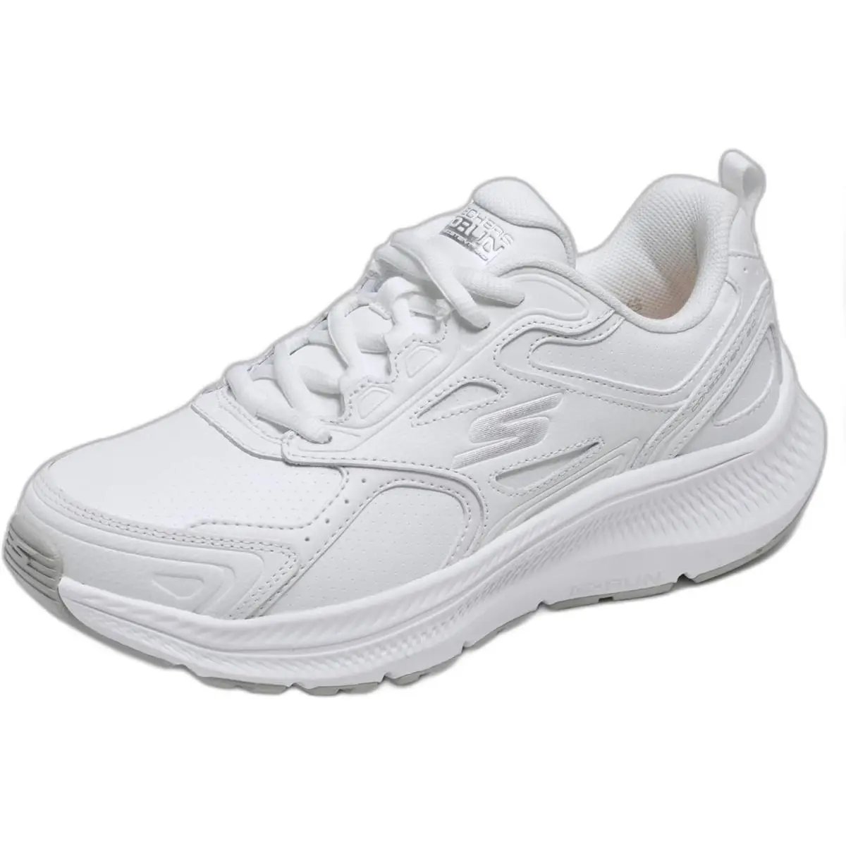 Skechers Women`s Go Run Consistent 2.0 Sumpter Trail Sneaker Wide or Medium Fit - White