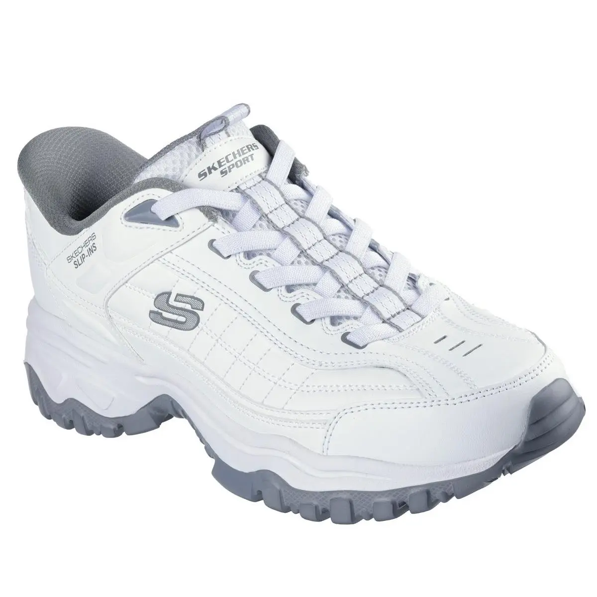 Skechers shoes - WHITE/GRAY 1