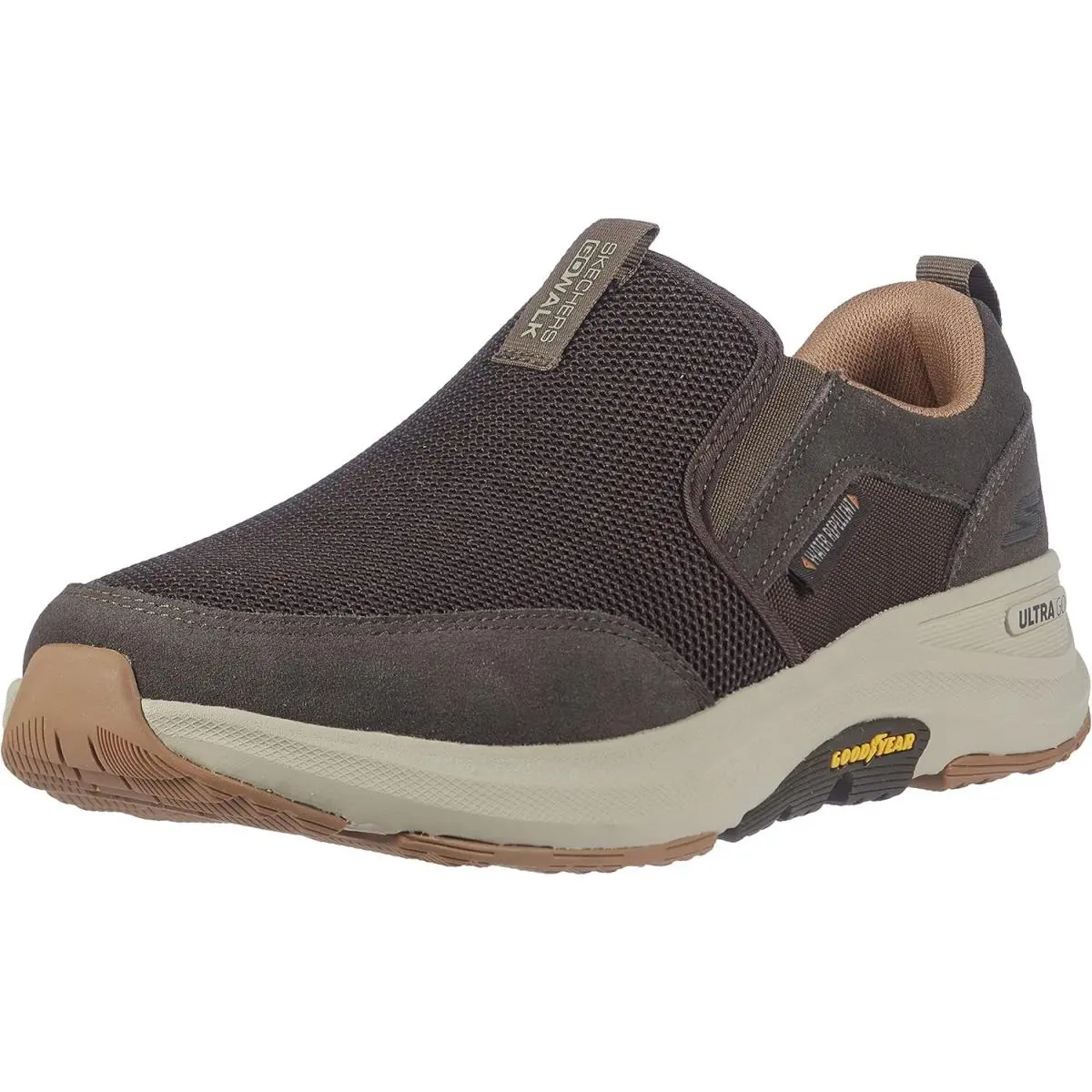 Skechers Men`s Go Walk Outdoor - Athletic Slip-on Trail Hiking Shoes with Air Co