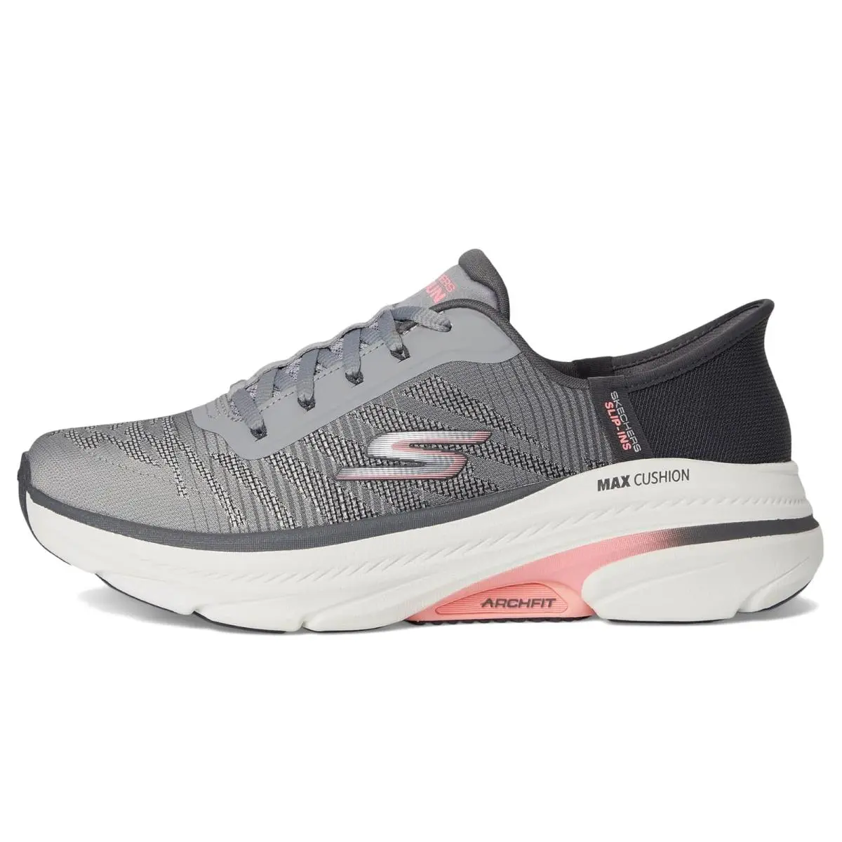 Skechers shoes - Gray/Coral 2