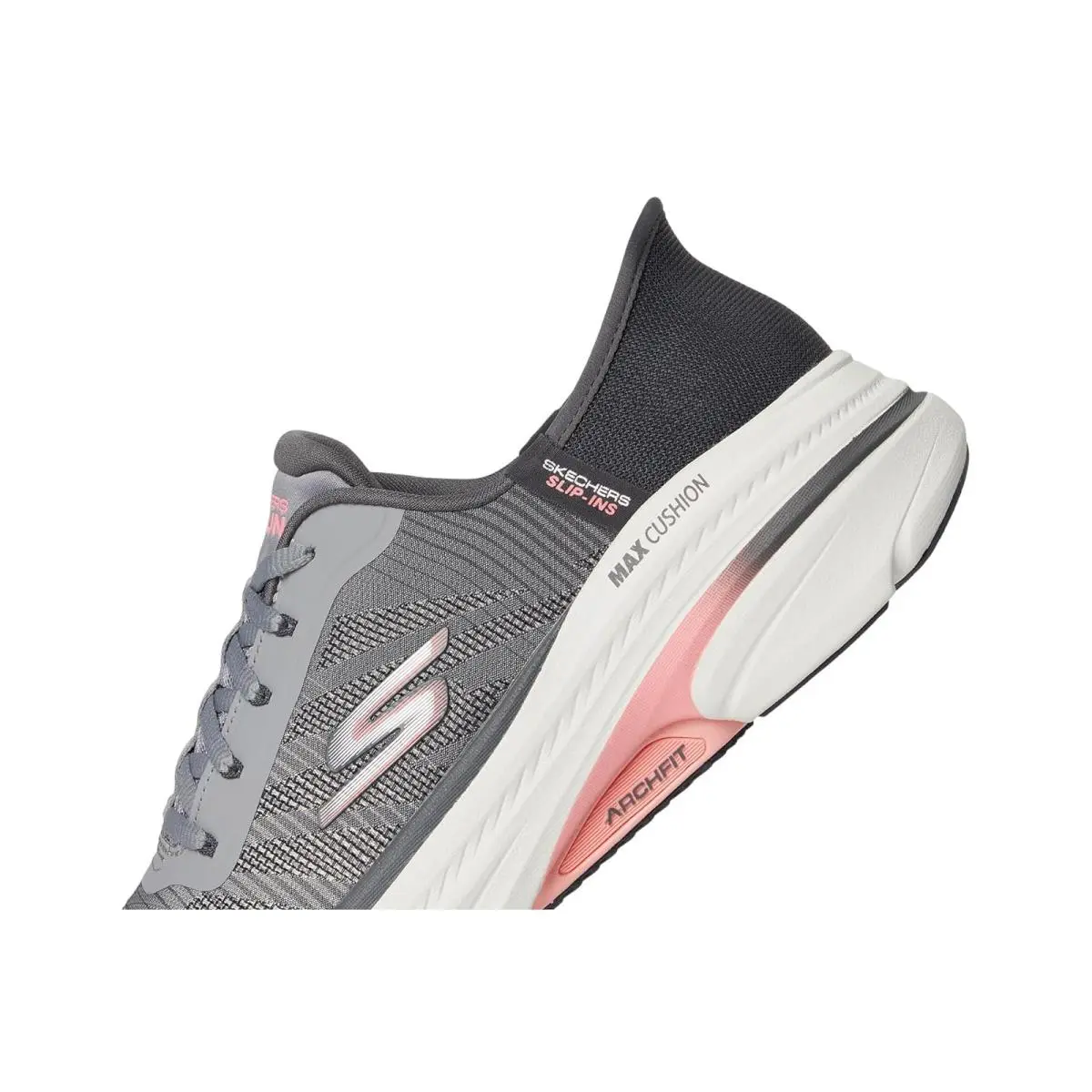 Skechers shoes - Gray/Coral 4