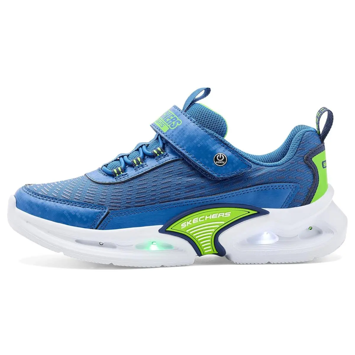 Skechers shoes - Blue/Lime 2